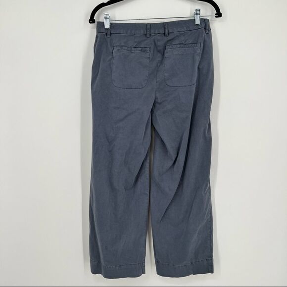 Elizabeth and James Straight Leg Pants Blue cropped ankle size 4 career office - Picture 5 of 5